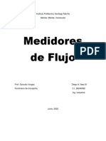 Trabajo Medidores de Flujo. Diego Nasr