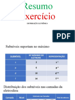 Exercícios Química Níveis e Subníveis II Amanda Aquino