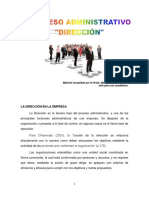 Proceso Administrativo Dirección