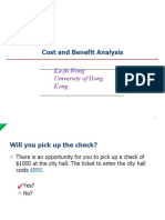 Cost and Benefit Analysis: Ka-Fu Wong