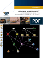 Geovia Minesched: Advanced Scheduling For Surface and Underground Mines