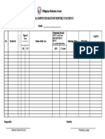 PMC Form 12 (JDR Statistical Report)