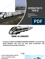 Introduction of Train 18