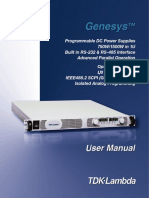 GenesysTM 1U 750 1500W User Manual