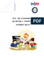 Tle - He (Cookery 10) Quarter 4 - Module 5 Storing Meat