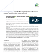 The Adoption of Geographic Information Systems in The Public