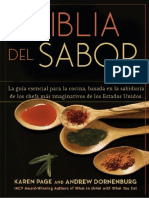 La Biblia Del Sabor - Karen Page & Andrew Dornenburg