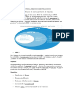 Material Requierement Planning MRP I, II, III y ERP