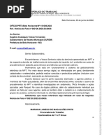 Ofício. Encaminhamento de Documentos 151639.2022