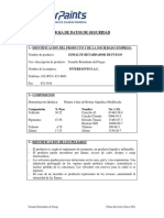 Msds Esmalte Retardador de Fuego