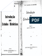 Texto 2 - LANGLOIS, Charles & SEIGNOBOS, Charles. Introdução Aos Estudos Históricos.