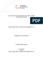 Estágio Específico IV - Relatório Final - Finalizado