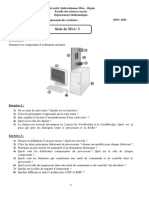 Série de TD N° 3: Nommez Les Composants D'ordinateur Suivants