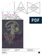 Dossier Presse La Course Du Temps