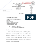 Musk Letter Enclosing Proposed Case Schedule