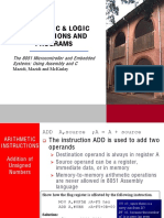 Arithmetic & Logic Instructions and Programs: The 8051 Microcontroller and Embedded Systems: Using Assembly and C