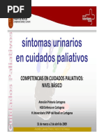 Sintomas en Cuidados Paliativos