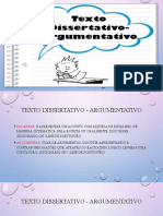 Texto Dissertativo - Argumentativo