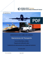 Operaciones de Transporte