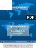 Seguridad de La Información Vs Seguridad Informática