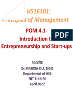 POM 4.1 Entrepreneurship and Startups