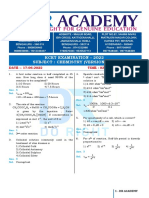 CHEMISTRy Kcet 2022 Answer Key