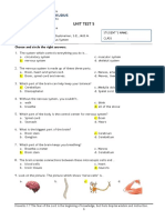 Unit Test 5 Kelas 5 TTG Nervous System