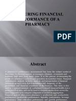 Measuring Financial Performance of A Pharmacy