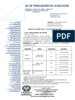 Comunicado Retroactivo de Incremento Salarial