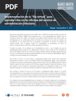 Client - Alert - Implementacion de La Fila Virtual para Agendar Citas en Las Oficinas Del Servicio de Administracion Tributaria