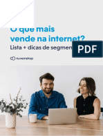 O Que Mais Vende Na Internet Lista de Segmentos