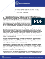 Evolução Histórica Da Engenharia No Brasil