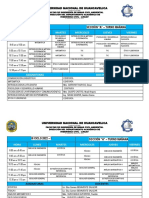 Horario Turno Mañana - 2022-I - Ing Civil Lircay