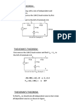 Thevenin'S Theorem:: Example 2:working With A Mix of Independent and