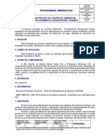 IGAC 002 - Instrução de Controle Ambiental - Procedimento Operacional Padrão - Rev. 04