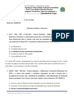 Exercícios Lista 1 Capacidade de Carga