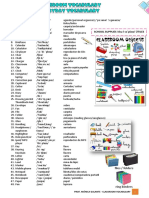 Classroom Vocabulary 2022