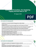 PSR Counters and Analysis