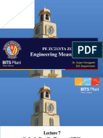 Engineering Measurements: BITS Pilani