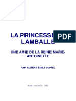 La Princesse de Lamballe, Une Amie de La Reine Marie-Antoinette