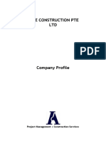 Small Construction Company Profile