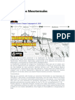 Yacimientos Mesotermales