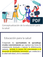 Clase I Conceptualización de La Educación para La Salud