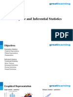 Descriptive and Infrential Statistics