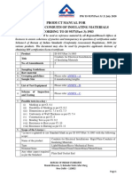 Product Manual For Rigid Plain Conduits of Insulating Materials ACCORDING TO IS 9537 (Part 3) :1983