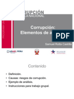 Corrupción. Elementos Conceptuales