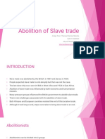 Abolition of Slave Trade: Amigo Tutor: Theresa Shamiso Sibanda Cell: 0774658065 Mount Pleasant School