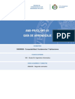 ANX-PR/CL/001-01 Guía de Aprendizaje: 105000088 - Computabilidad: Fundamentos Y Aplicaciones