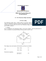 PHYS 106: Practical Physics II Second Semester: University of Ghana