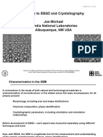 SEM EBSD Phase Identification